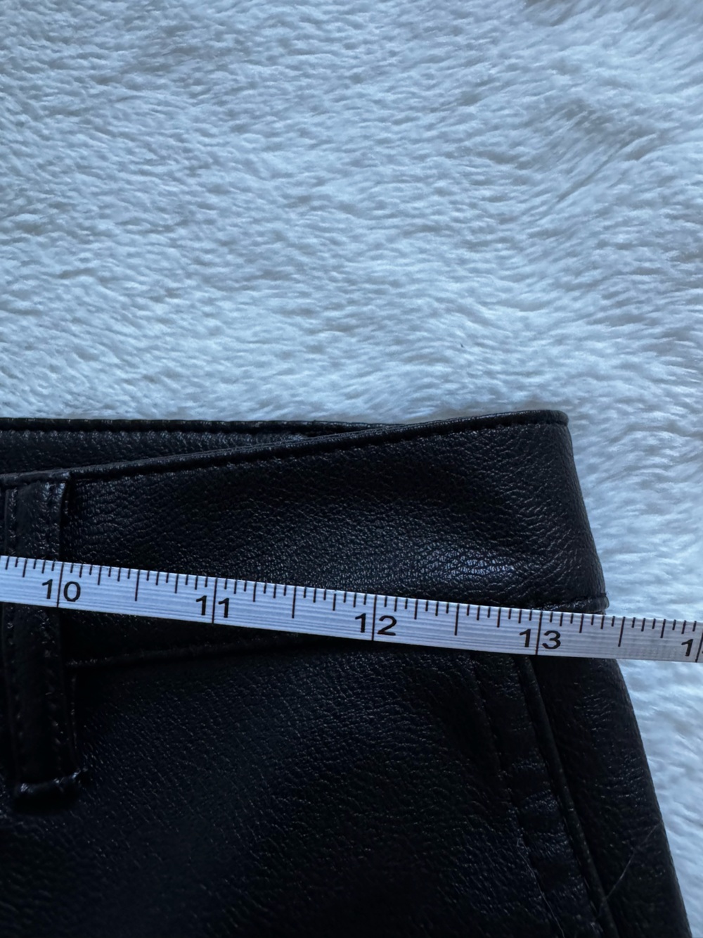 WILFRED FREE | Lucy High-Waisted UnReal Leather Utility Pants - Black - Picture 10 of 11
